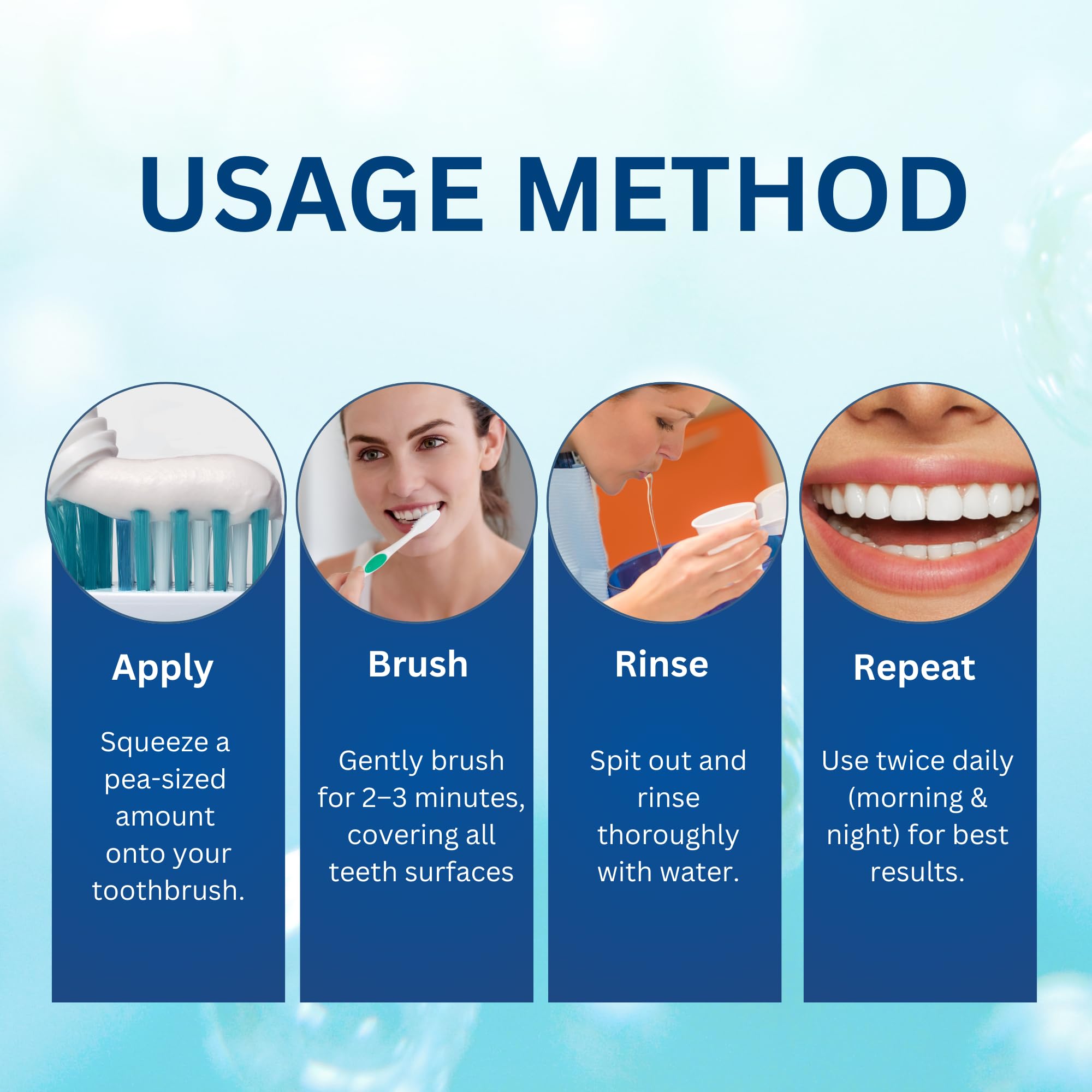 Fluoride-free toothpaste with nano hydroxyapatite for enamel protection