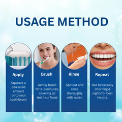 Fluoride-free toothpaste with nano hydroxyapatite for enamel protection