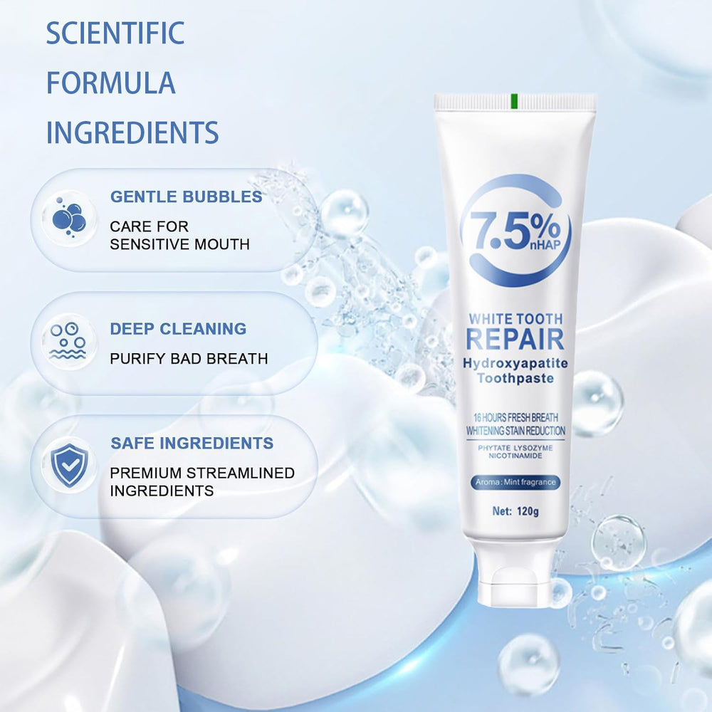 Fluoride-free toothpaste for safe enamel care