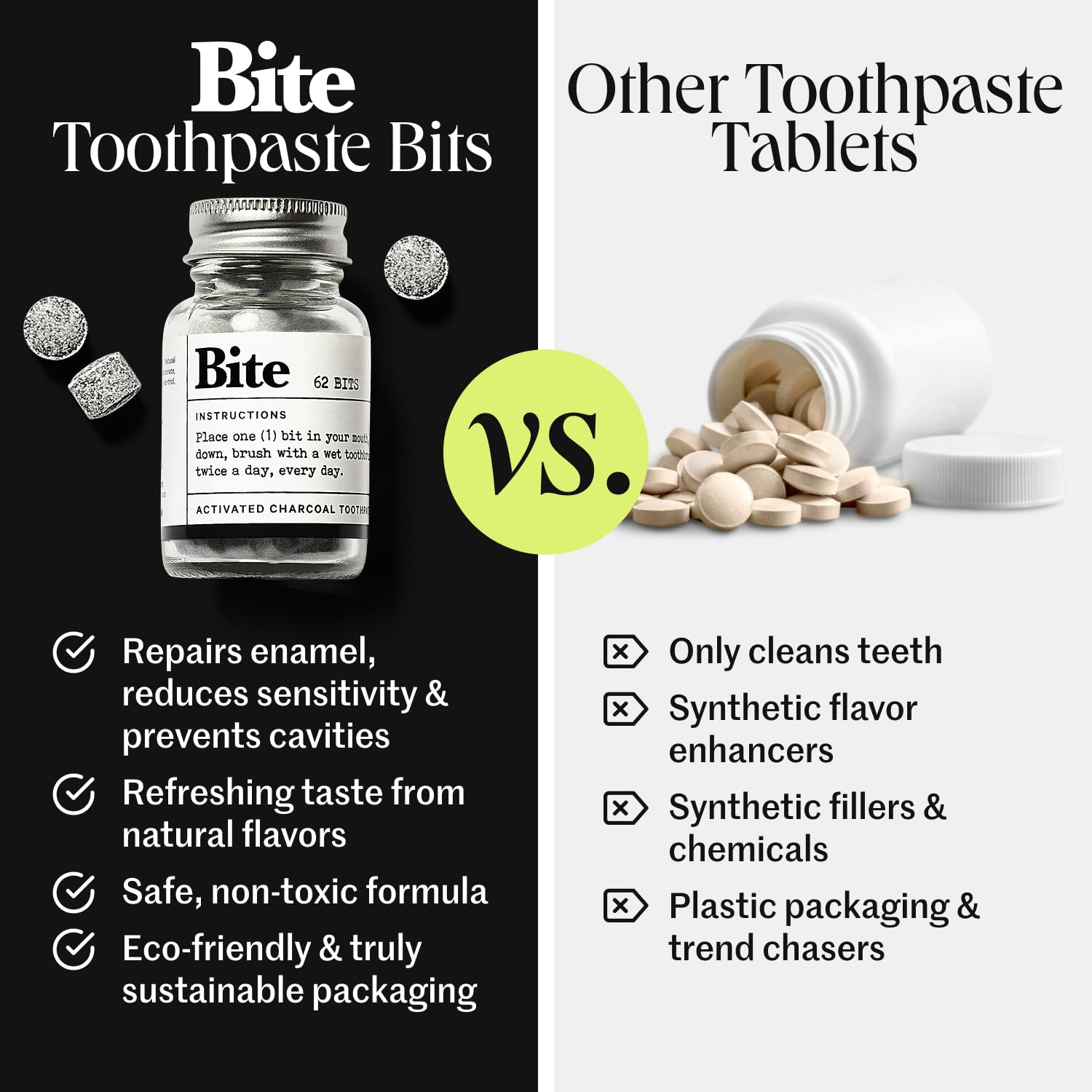 Fluoride-free vegan and cruelty-free label on product packaging