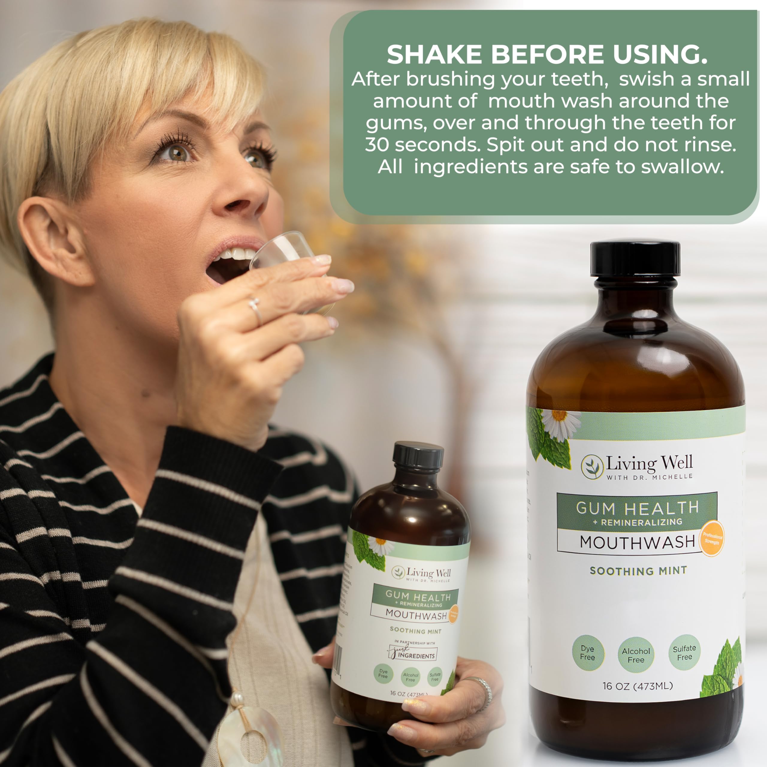 Fluoride-free dental care packaging