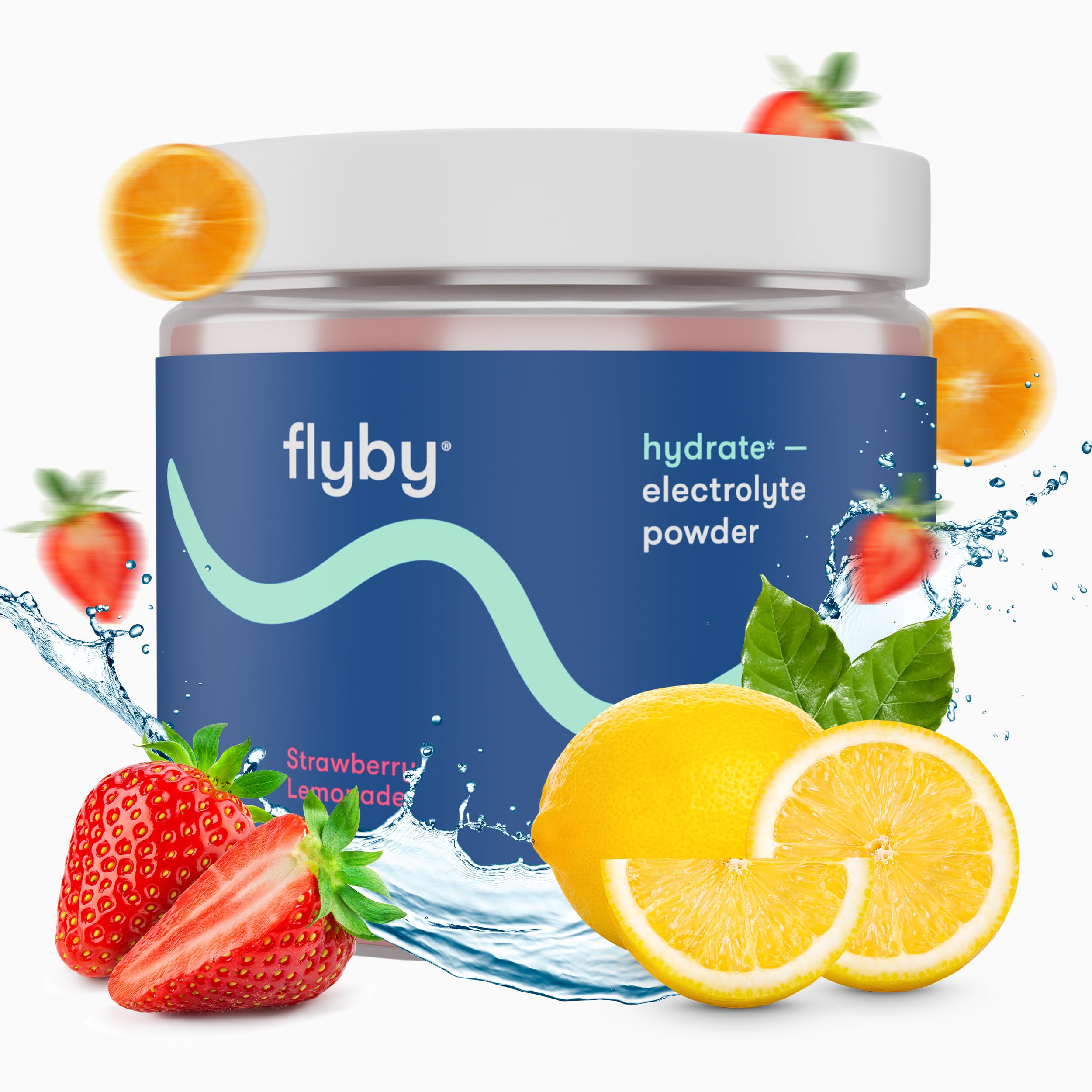 Flyby Electrolytes Powder full-spectrum minerals support balanced hydration and recovery after activity