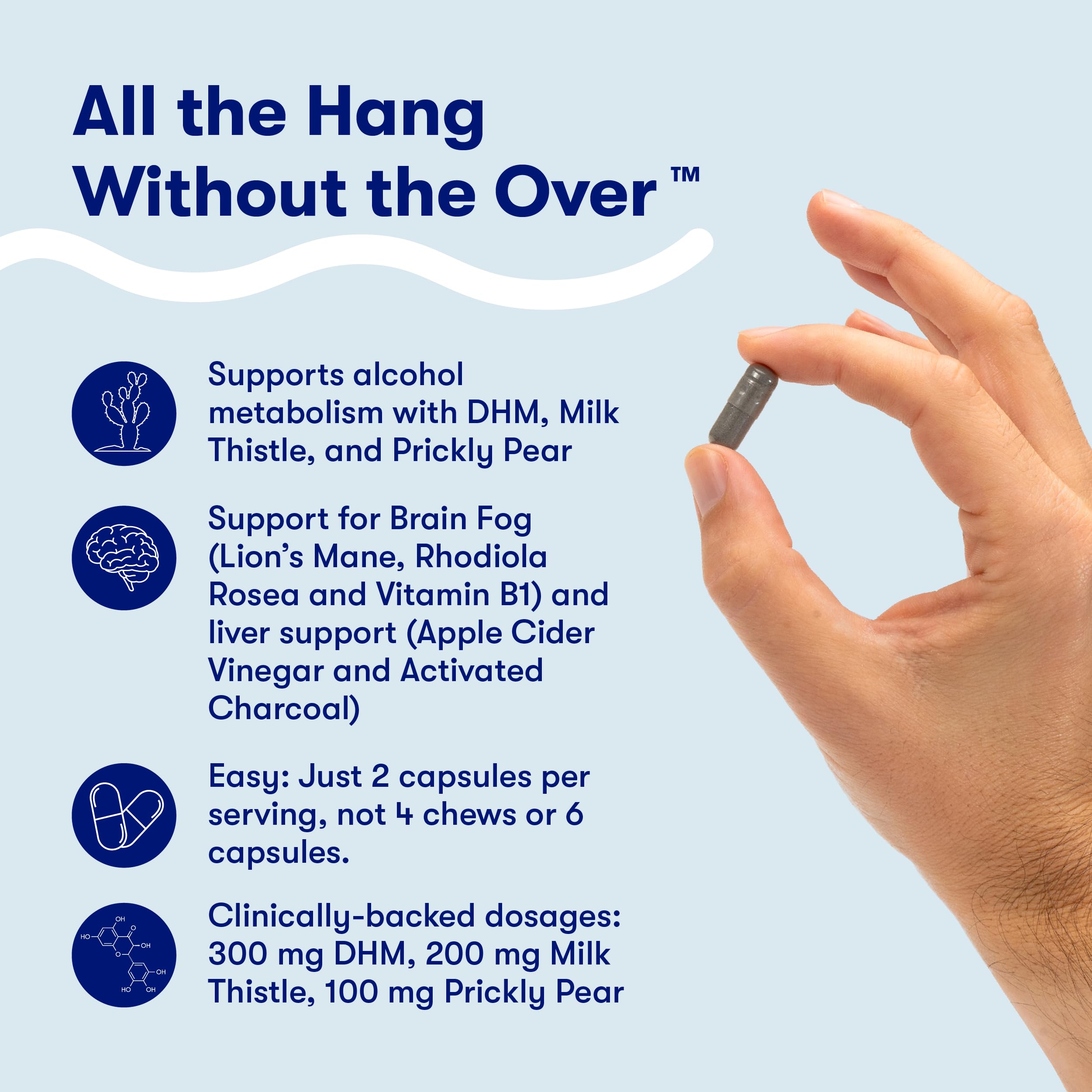 Close-up of DHM blend (300 mg per serving)