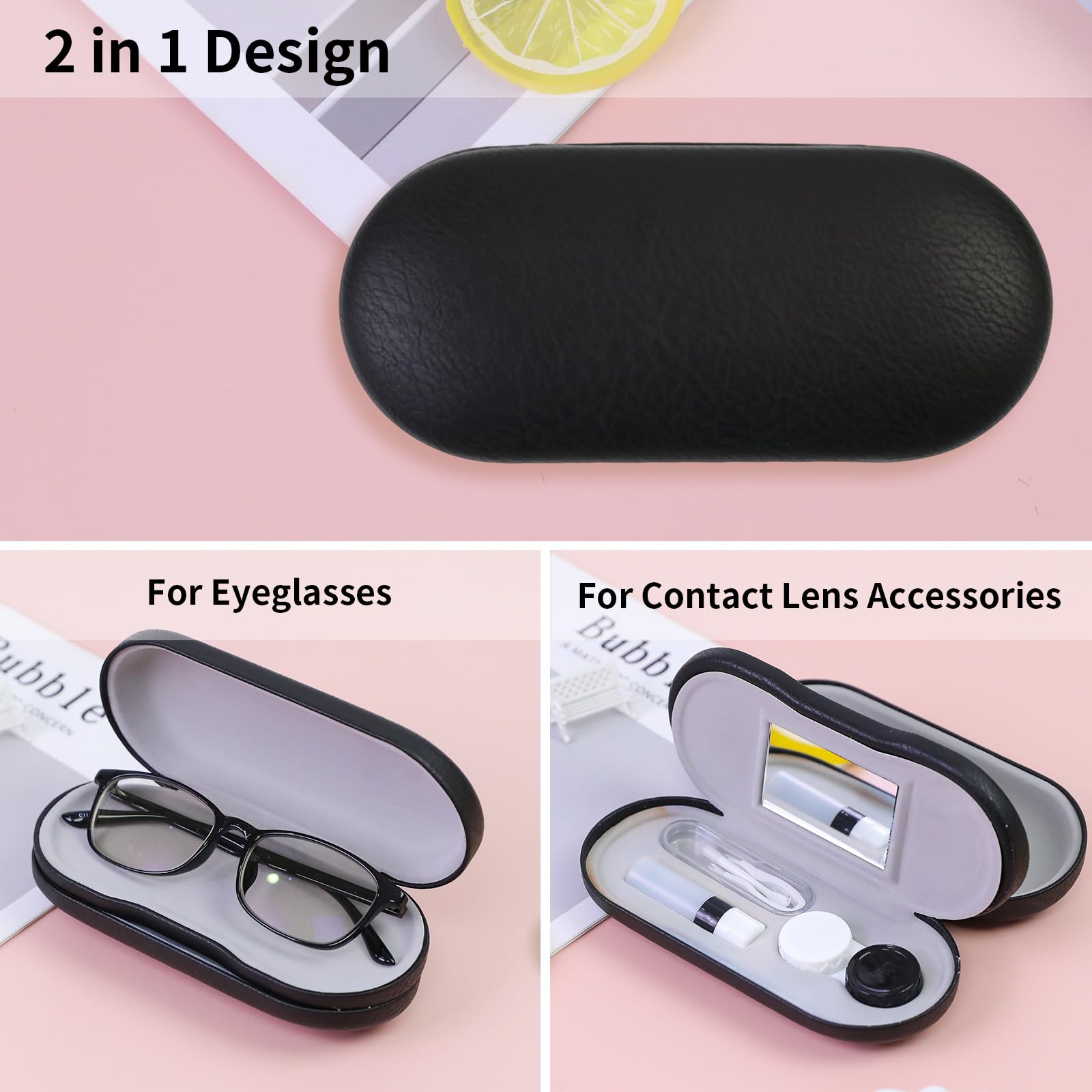 Built-in mirror inside the FlyingMage 2-in-1 case