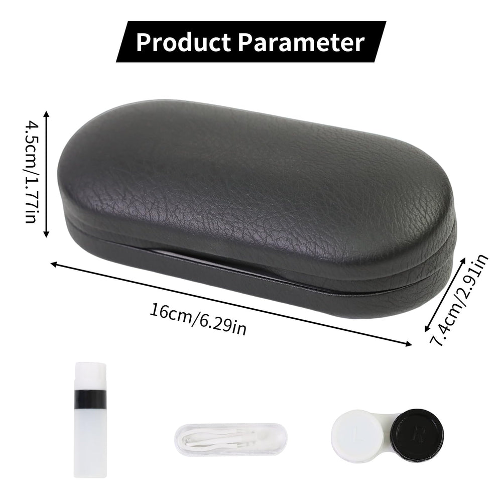 Inside view showing eyeglasses storage compartment