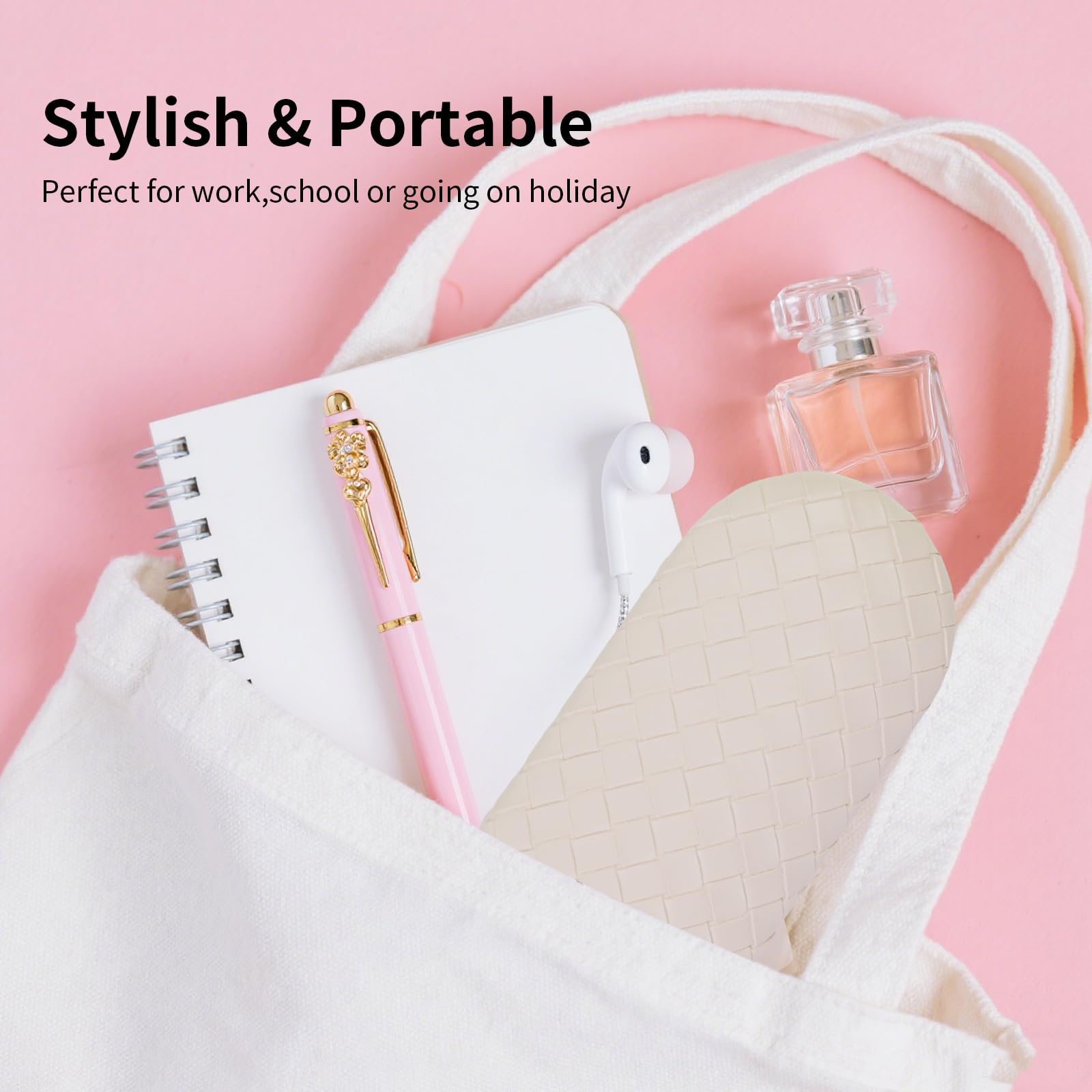 Sturdy double-sided PU leather hard exterior for travel protection