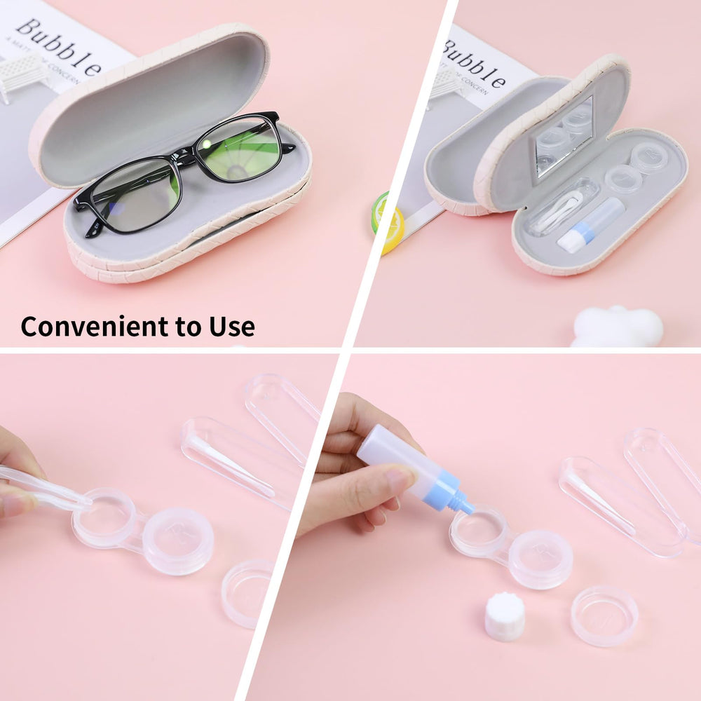Soft interior lining protecting glasses and lenses