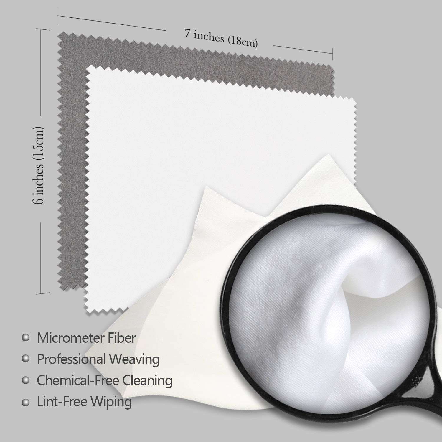 Large rectangular foam tips for precision cleaning