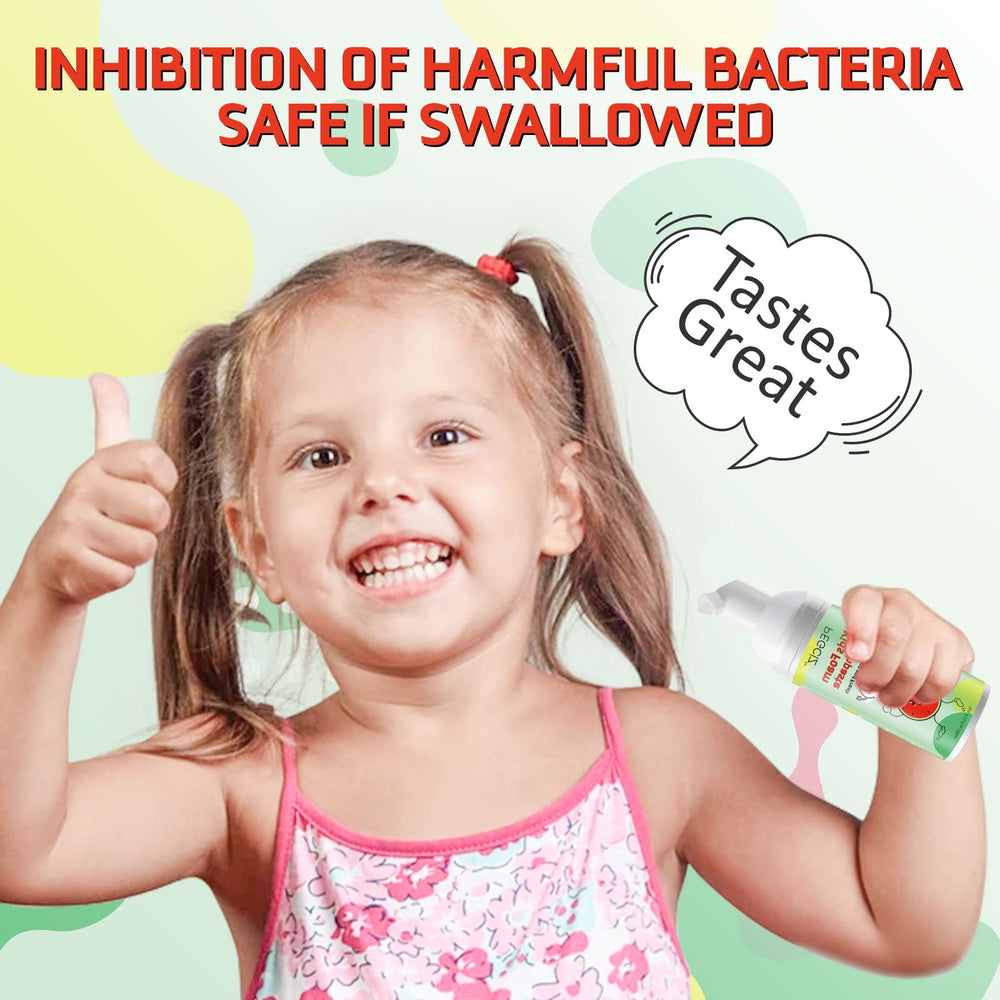 3-pack display showing three fruit-flavored kid toothpastes