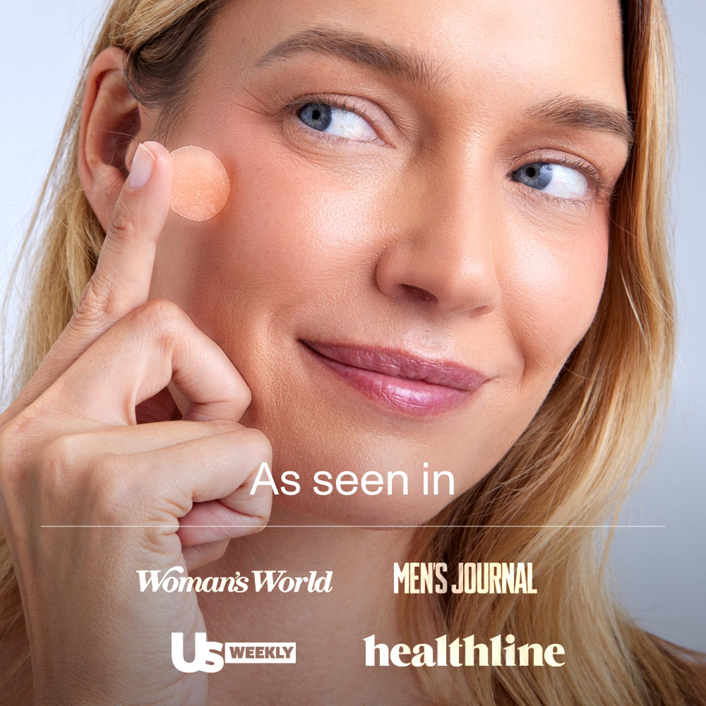 Product packaging and branding on clean surface