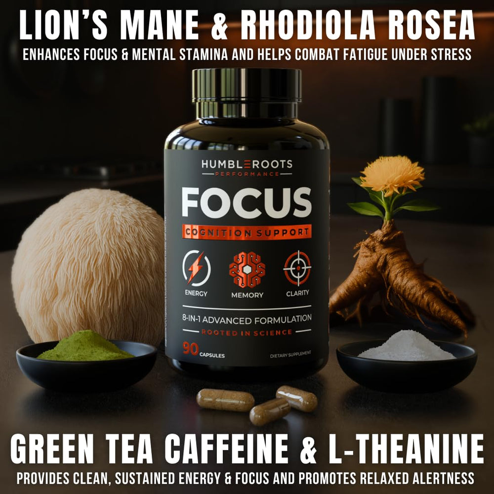 Close-up of Lion's Mane mushroom and natural nootropics