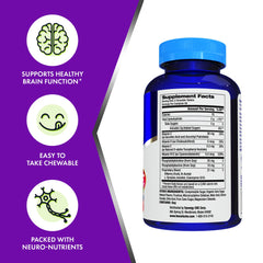 Bottle label showing vitamins D3, B12 and C