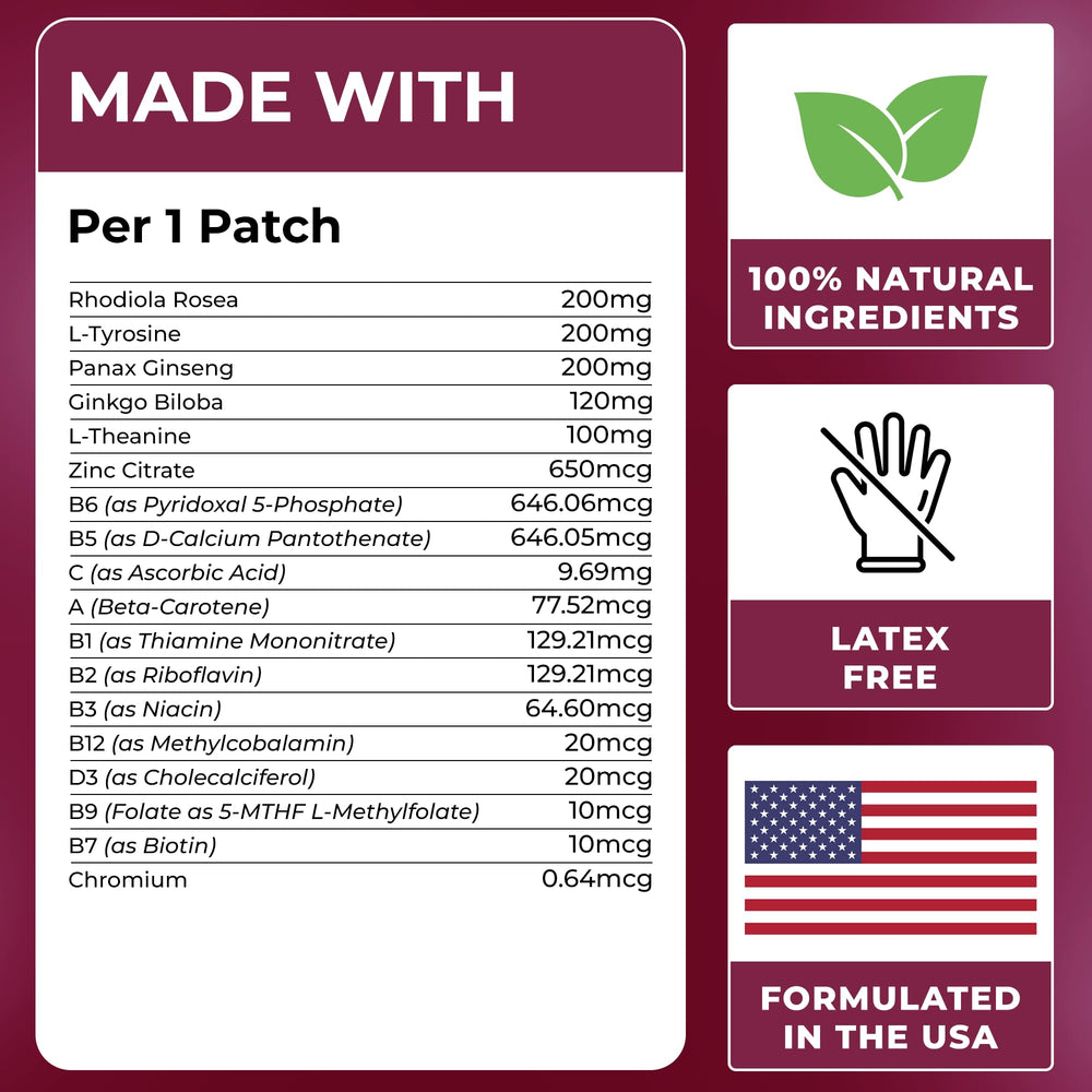 Close-up of the patch adhesive on the skin.