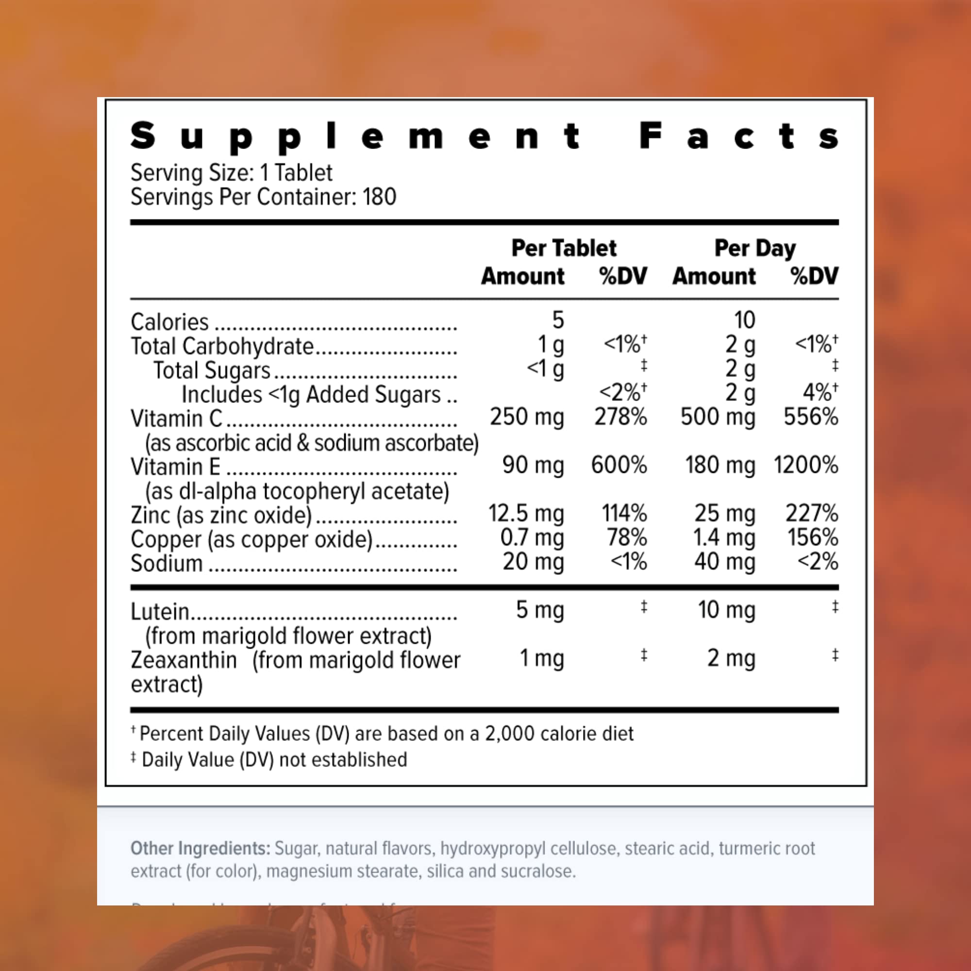 Illustration of lutein and zeaxanthin for macular health