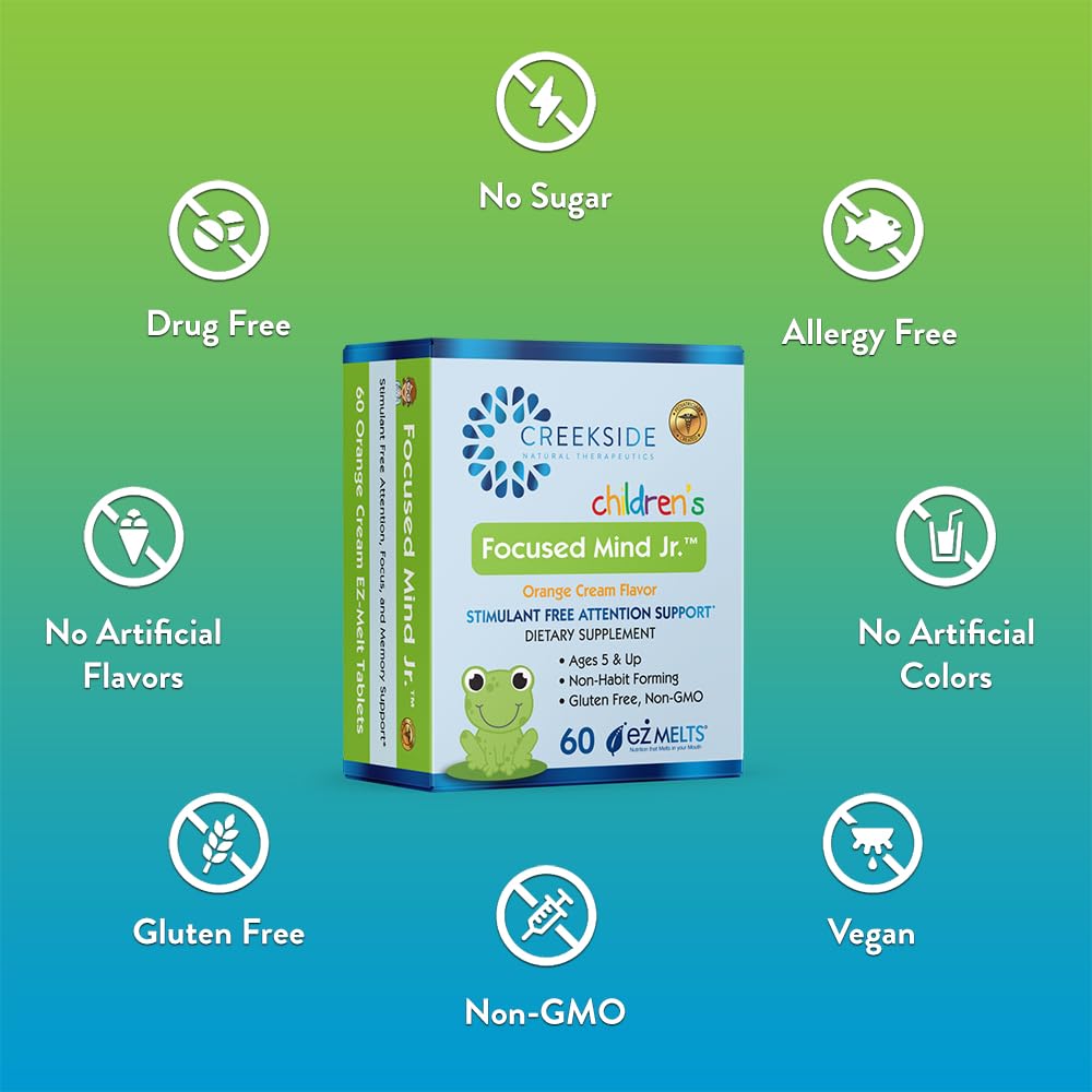 Dissolving Focused Mind Jr. EZ Melt tablet