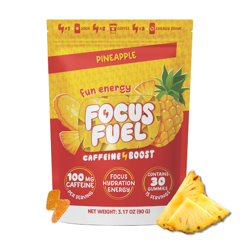 Front/hero image of FocusFuel Pineapple Energy Chews
