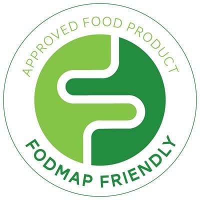 Low FODMAP Certified badge on packaging