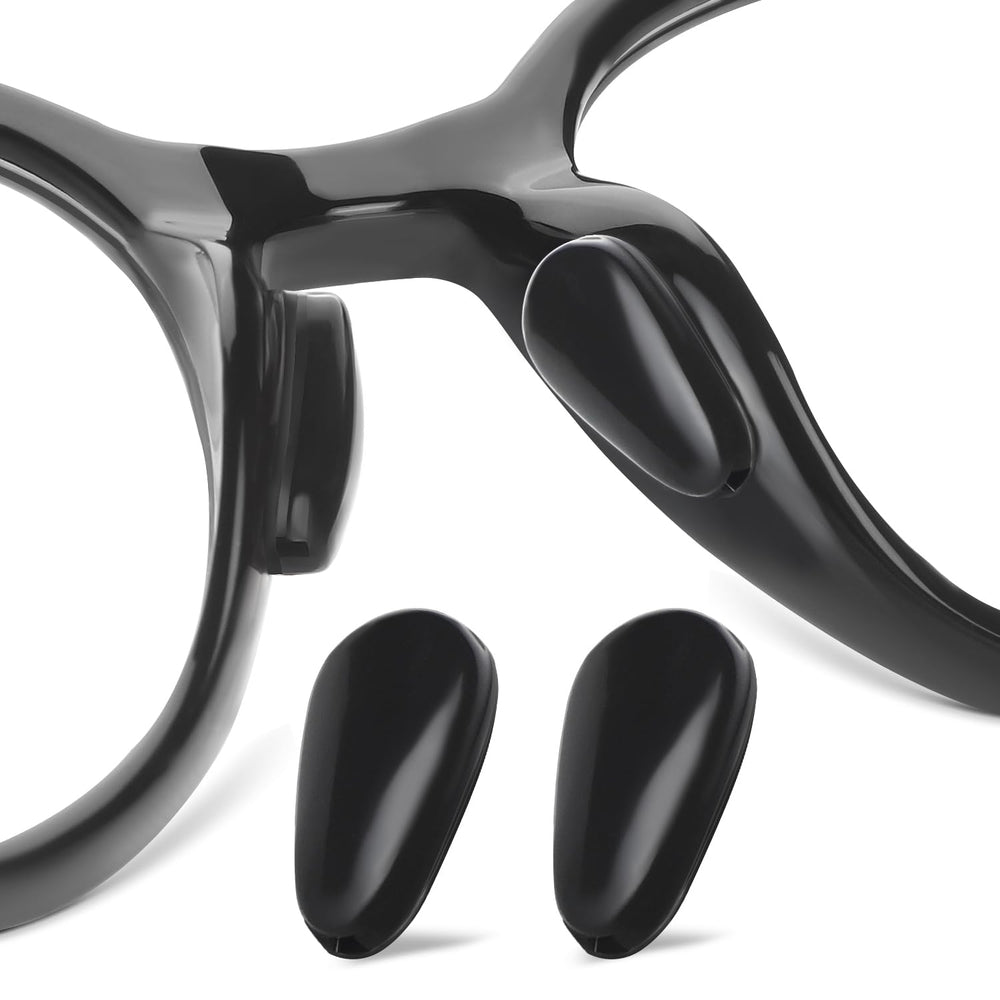 FOFALY teardrop silicone nose pads set of 5 in black