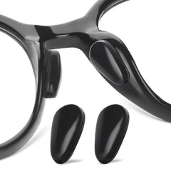 FOFALY teardrop silicone nose pads set of 5 in black