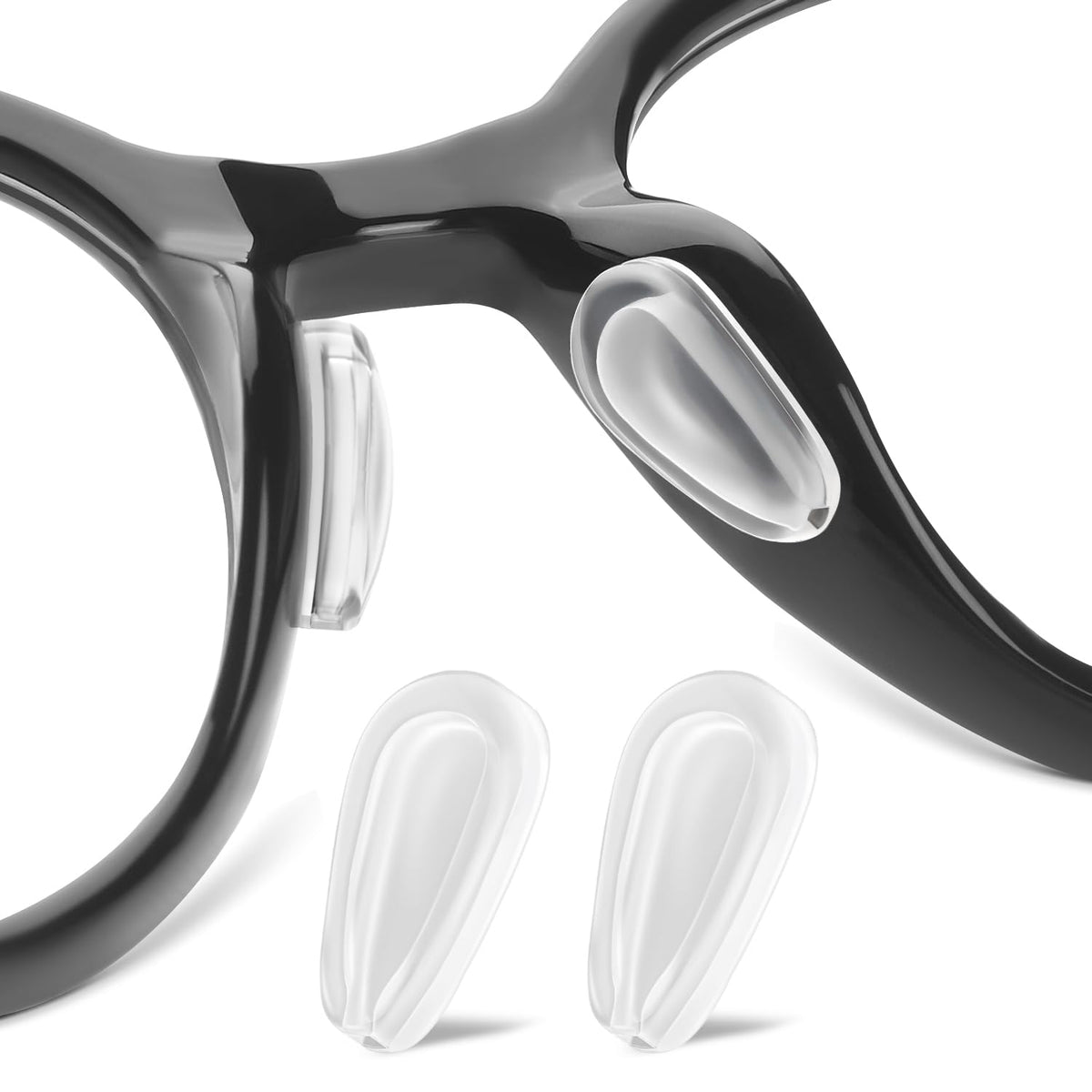 FOFALY teardrop airbag nose pads on eyeglasses