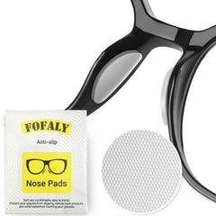 FOFALY nose pads set - five clear D-shaped pairs