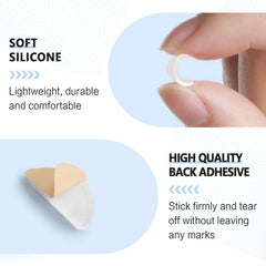 Close-up of micro-textured silicone surface