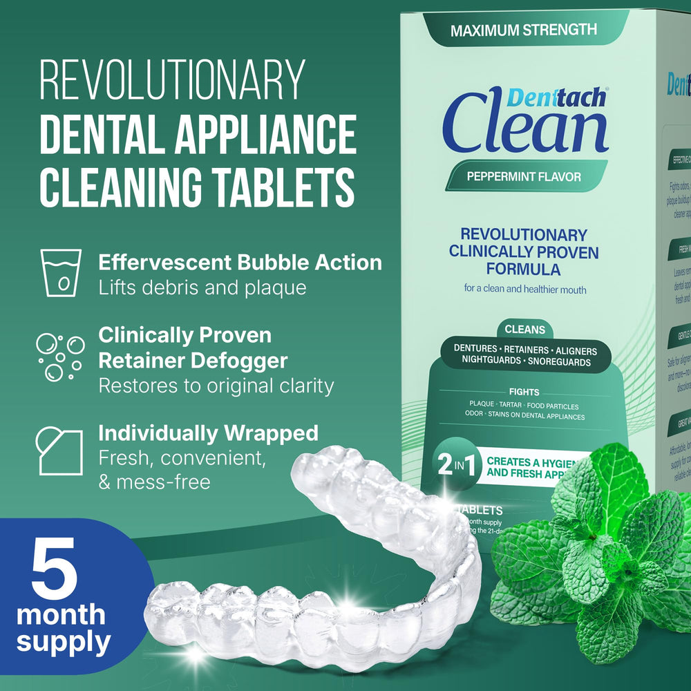 Defogging action on a retainer or aligner