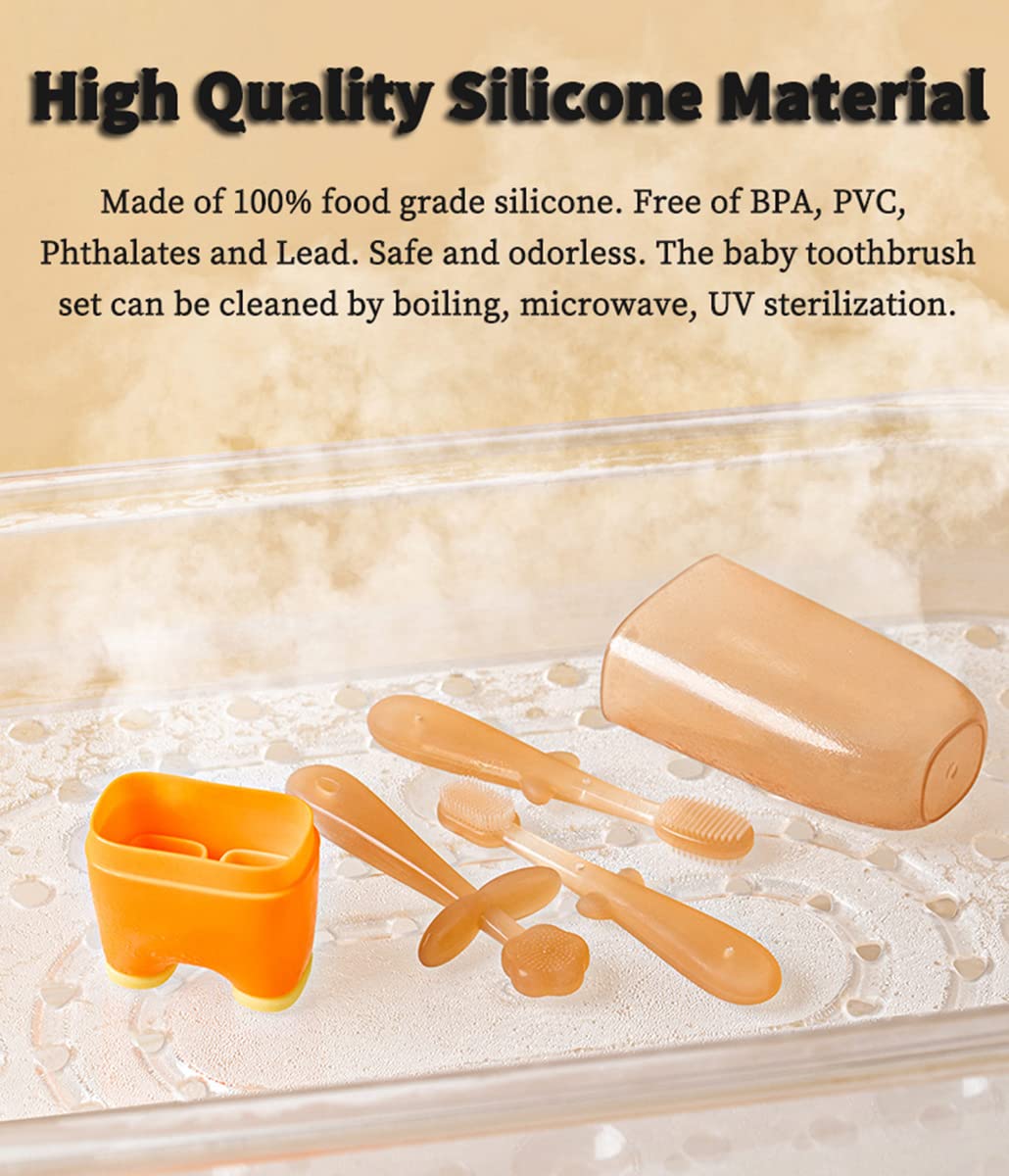 Set demonstrates boil-safe, nipple-grade silicone for cleaning