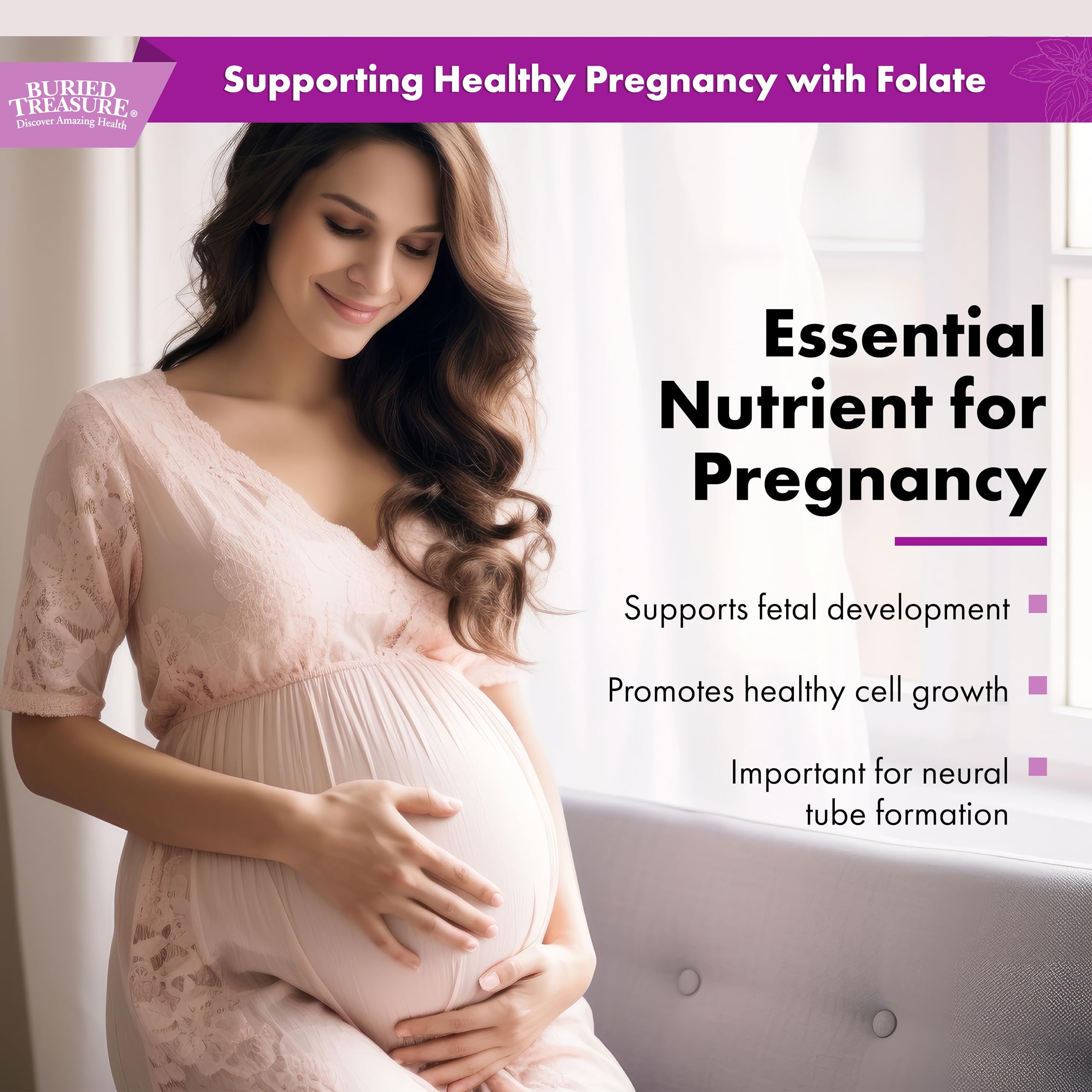 Close-up of 5-MTHF folate liquid label