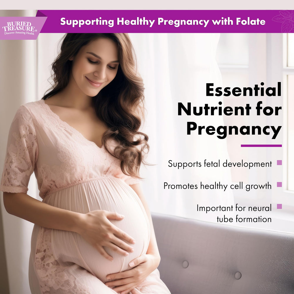 Close-up of 5-MTHF folate liquid label