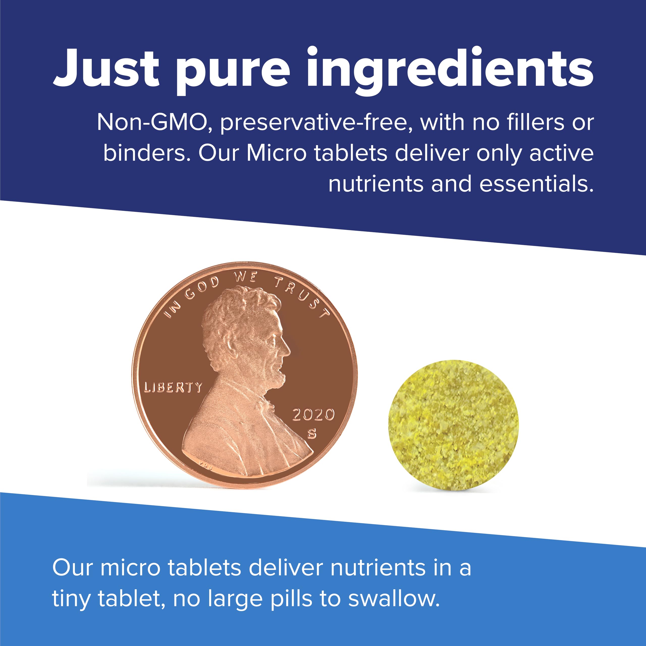 Folate supplement label indicating suitable for women and men