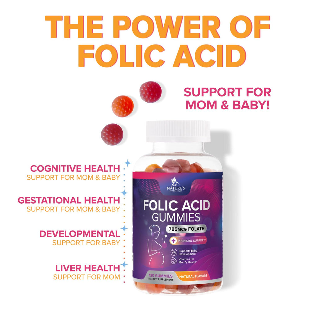 Quality and cGMP manufacturing of folic acid gummies