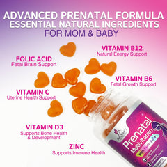 Ingredients featuring folic acid gummies