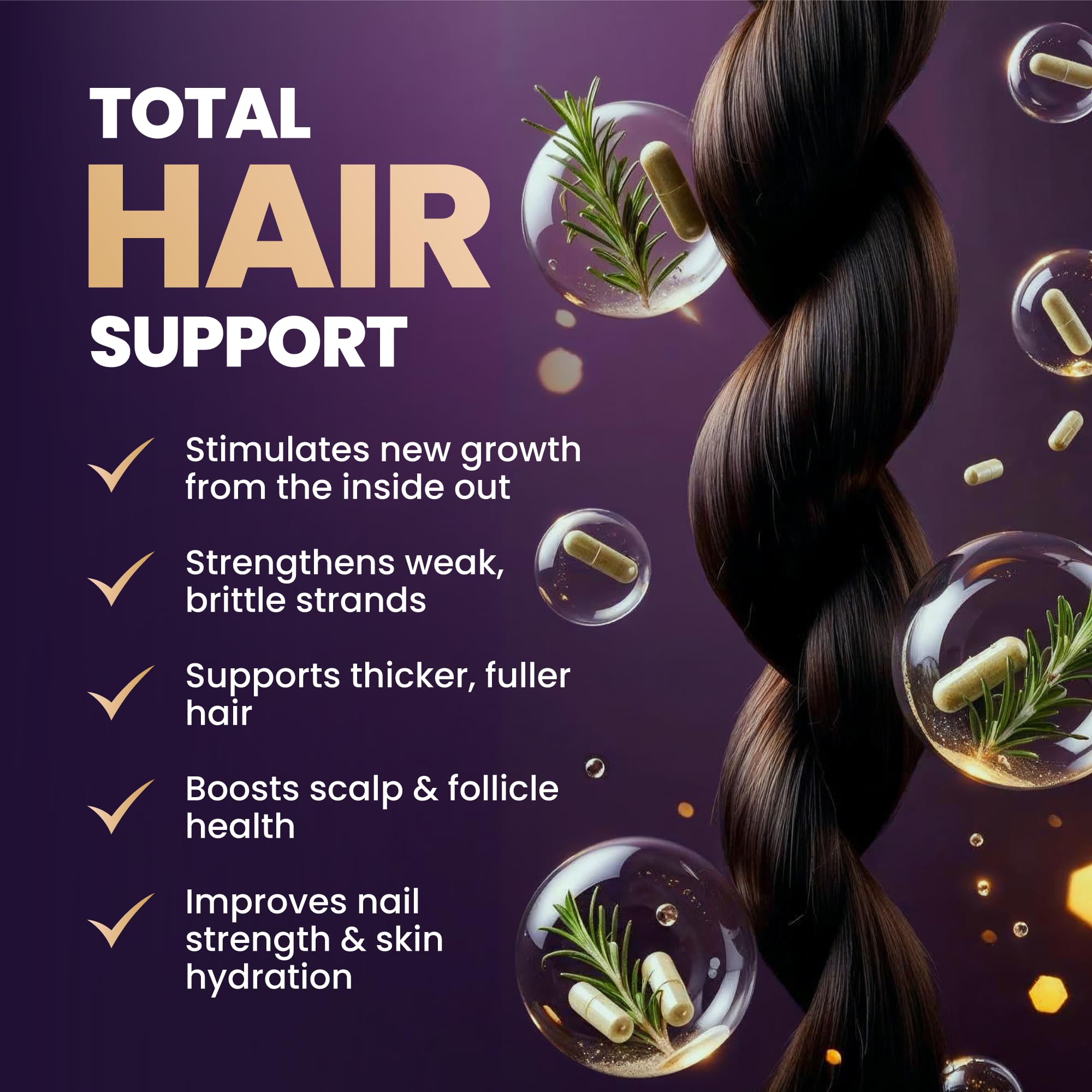 Hair, skin and nails transformation with FOLICARE supplement