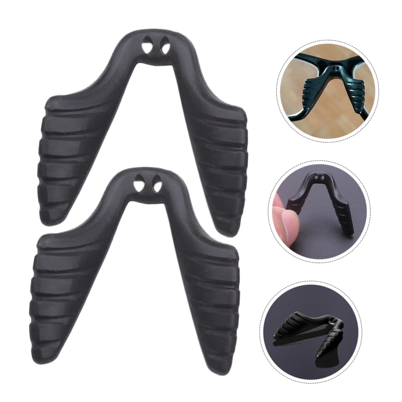 Travel-friendly compact nose pads kit