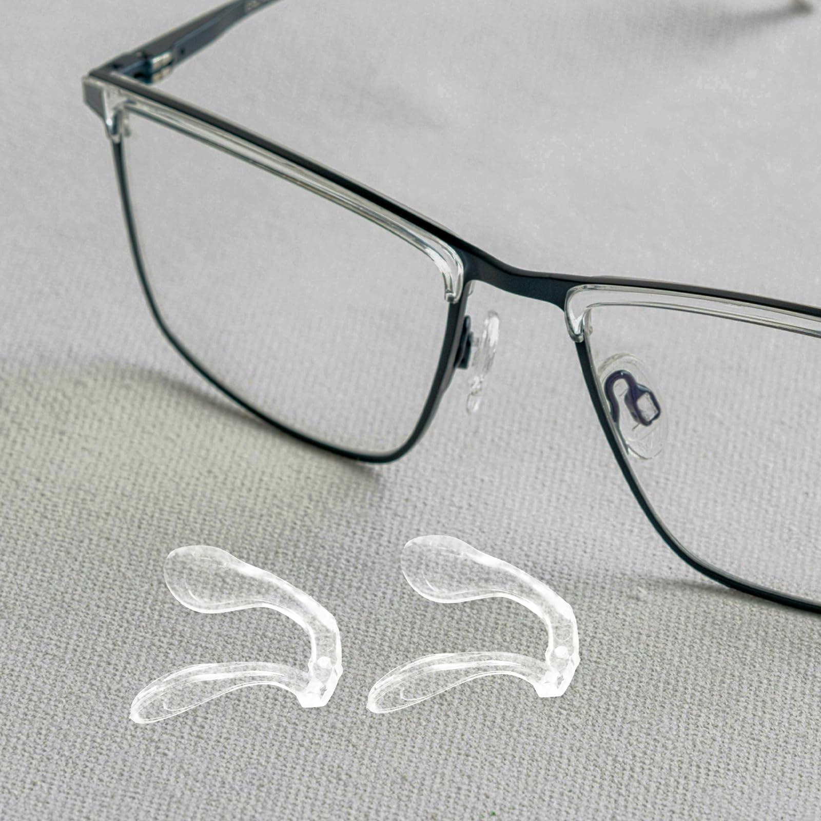 U-shaped anti-slip nose pad design