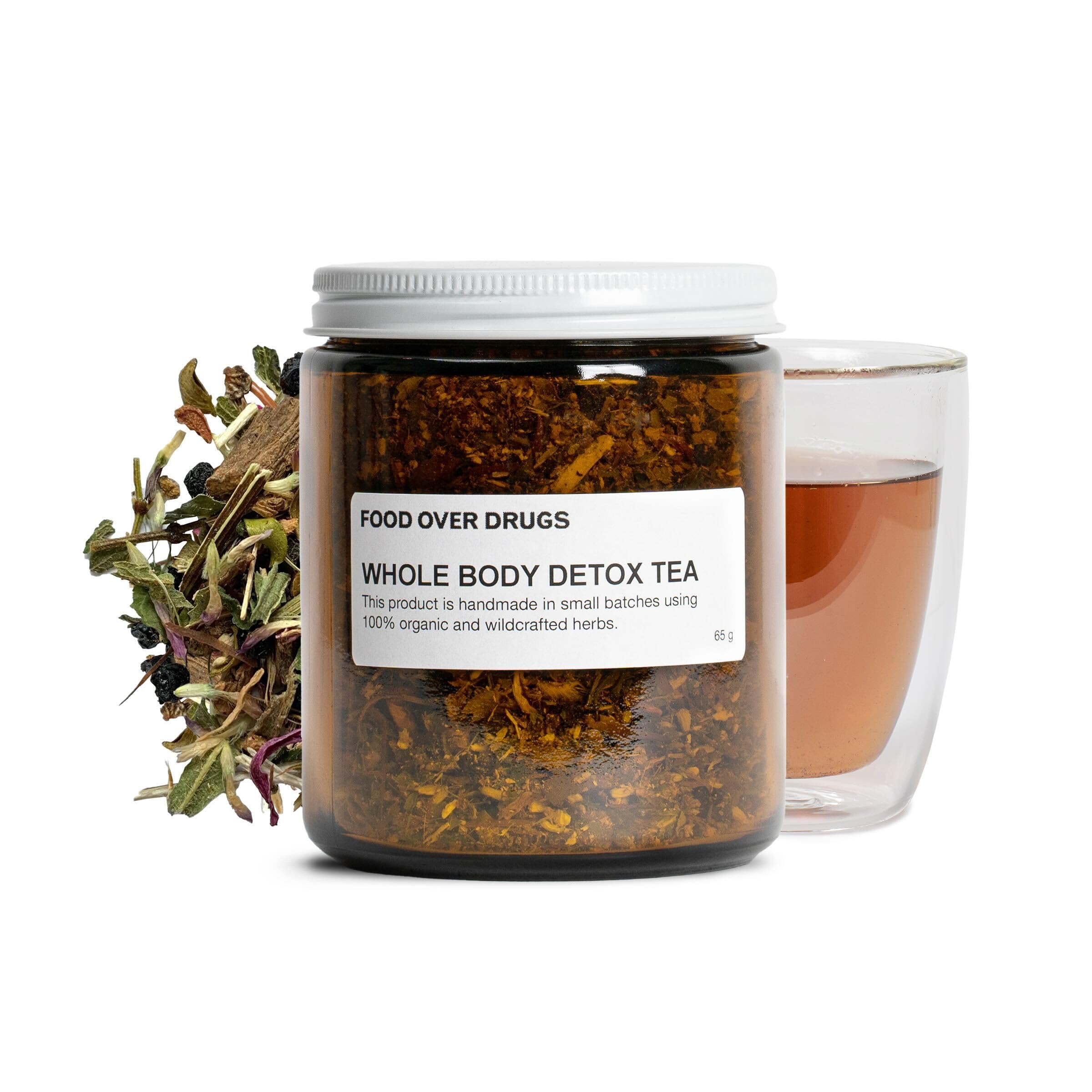 Packaging for Food Over Drugs Whole Body Detox Tea