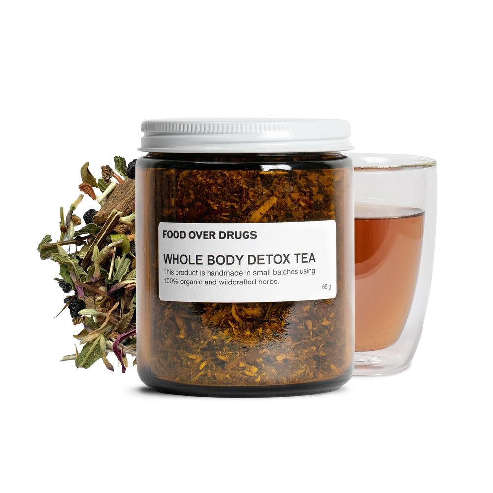 Packaging for Food Over Drugs Whole Body Detox Tea