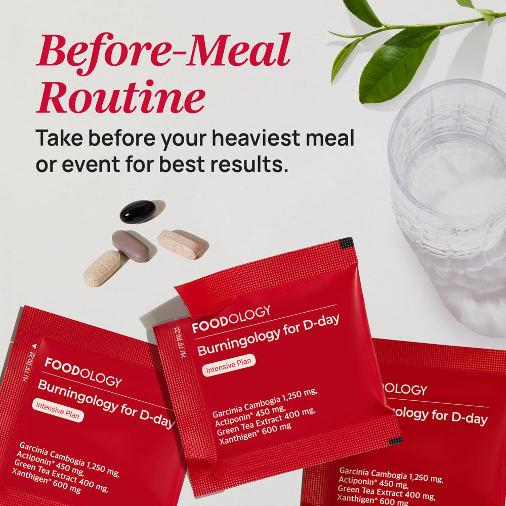 FOODOLOGY Burningology D-Day wakame complex suggests metabolism-friendly fat support.
