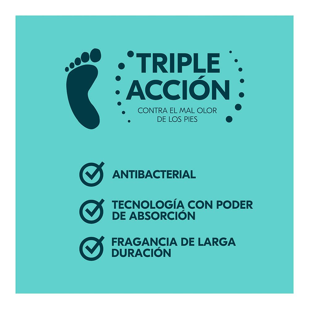 Zinc oxide foot powder container top view