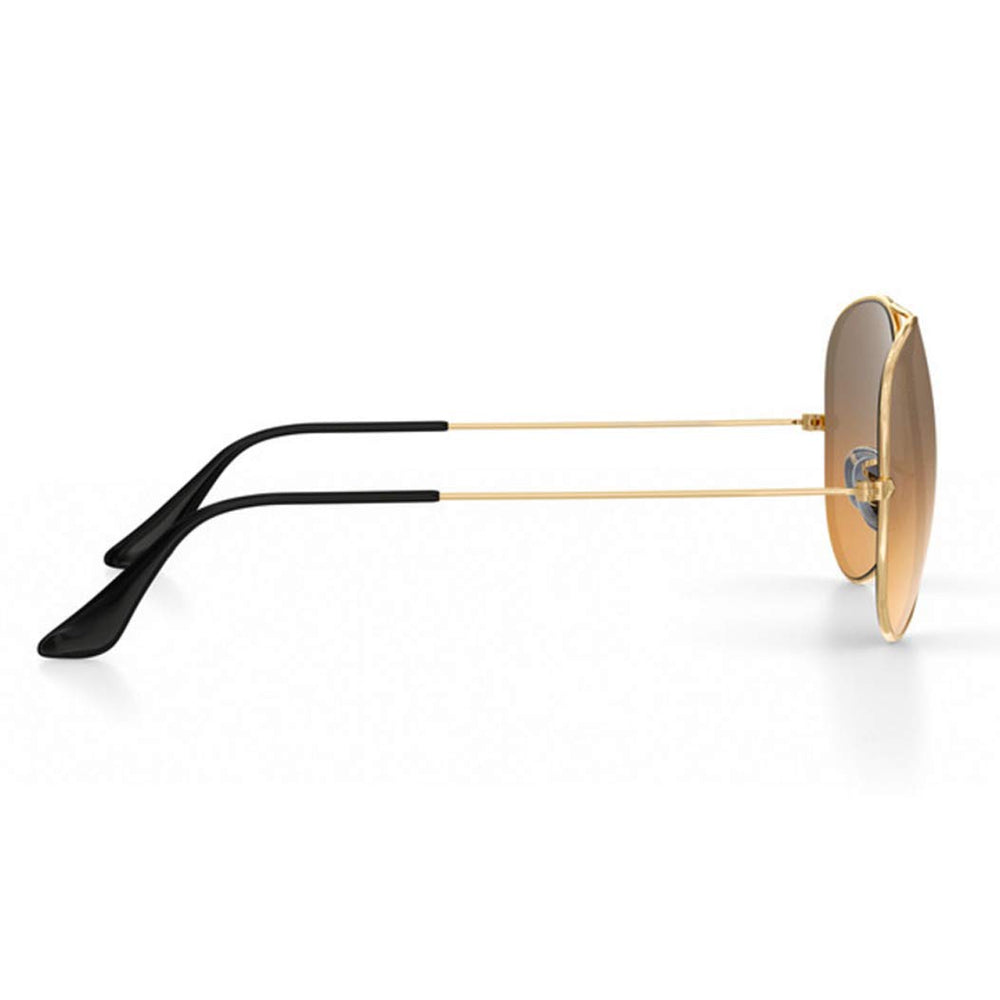 Ray-Ban RB3025 replacement temple tips gold-black detail