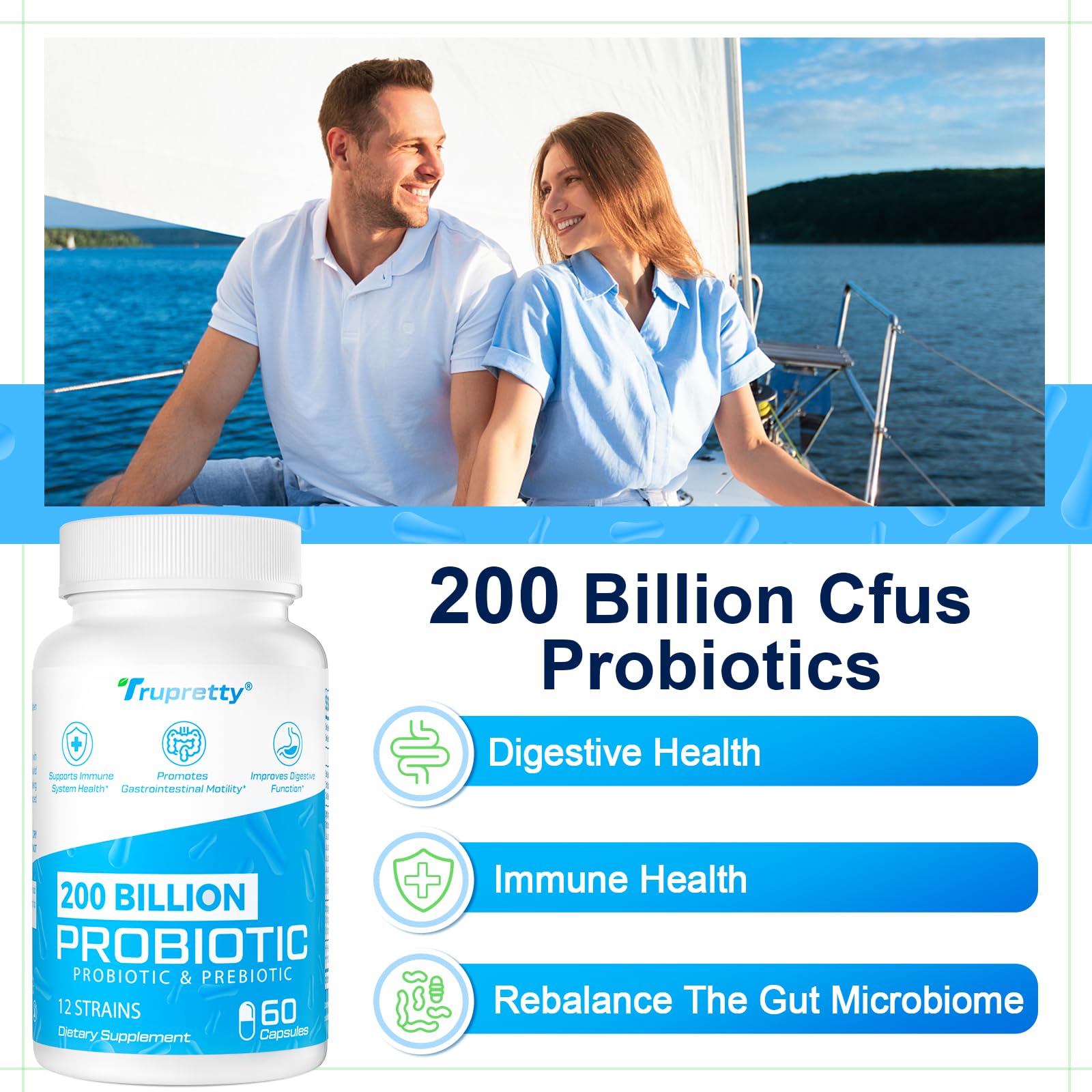 Probiotic product for women and men lifestyle