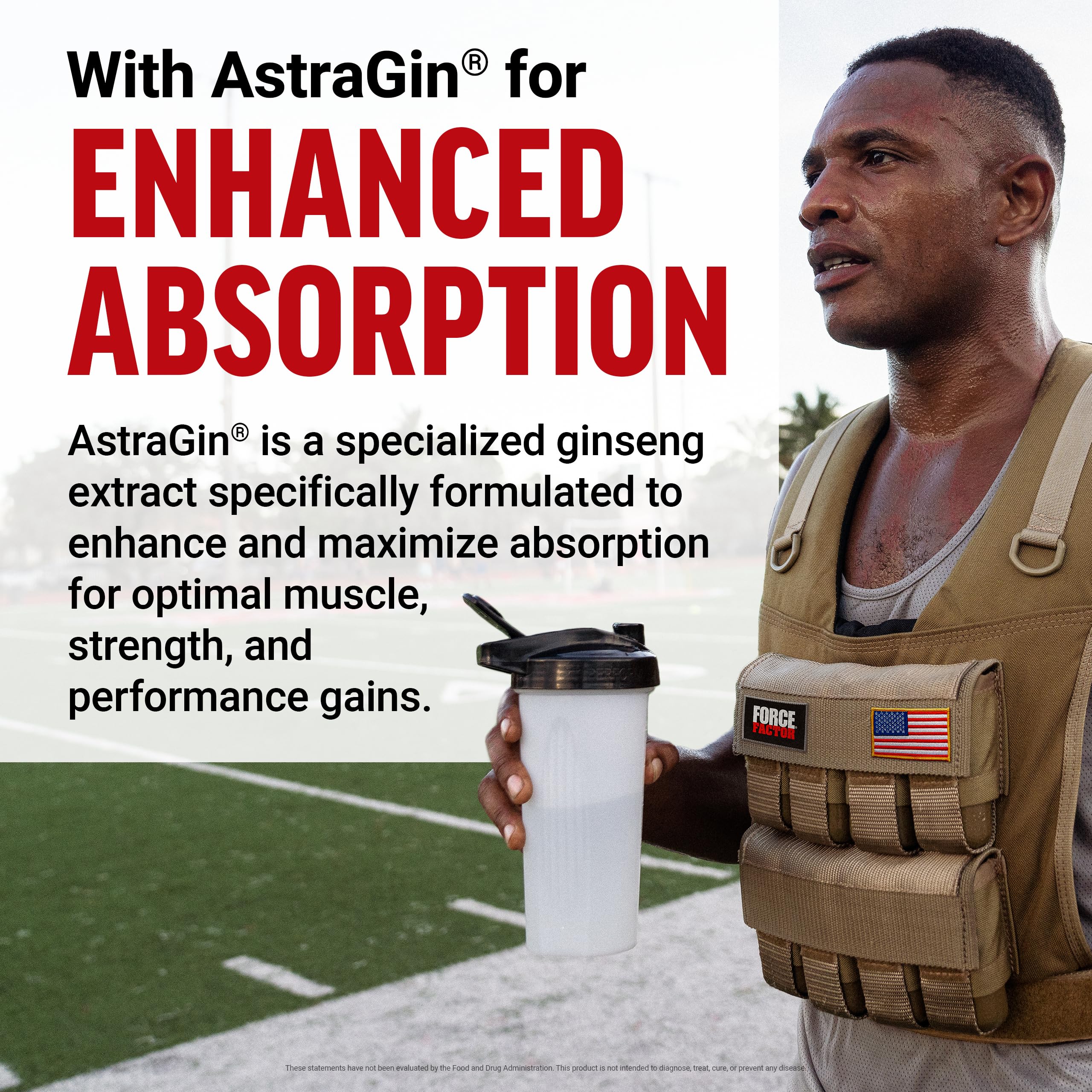 Ingredients and supplement facts panel for Force Factor Creatine HMB Powder