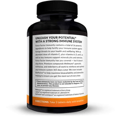 Pills with elderberry and echinacea imagery for Force Factor Immunity