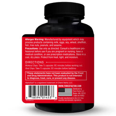 Close-up of AlphaSize ingredient on the label