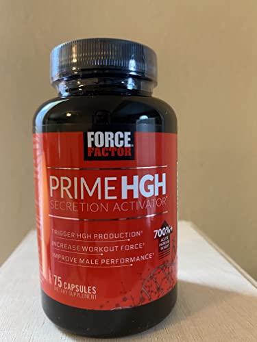Close-up of Prime HGH Secretion Activator label