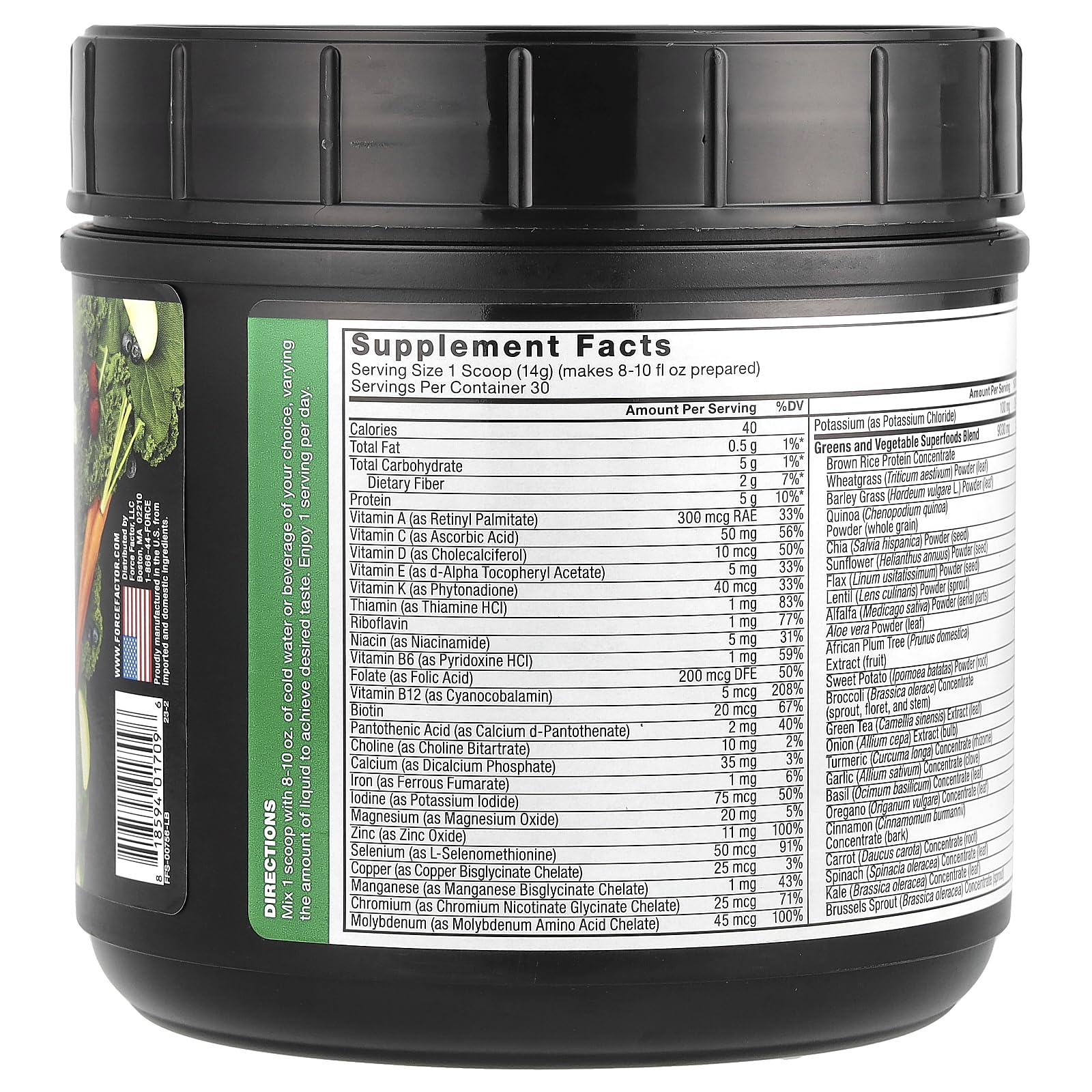 Packaging highlighting probiotics and digestive enzymes