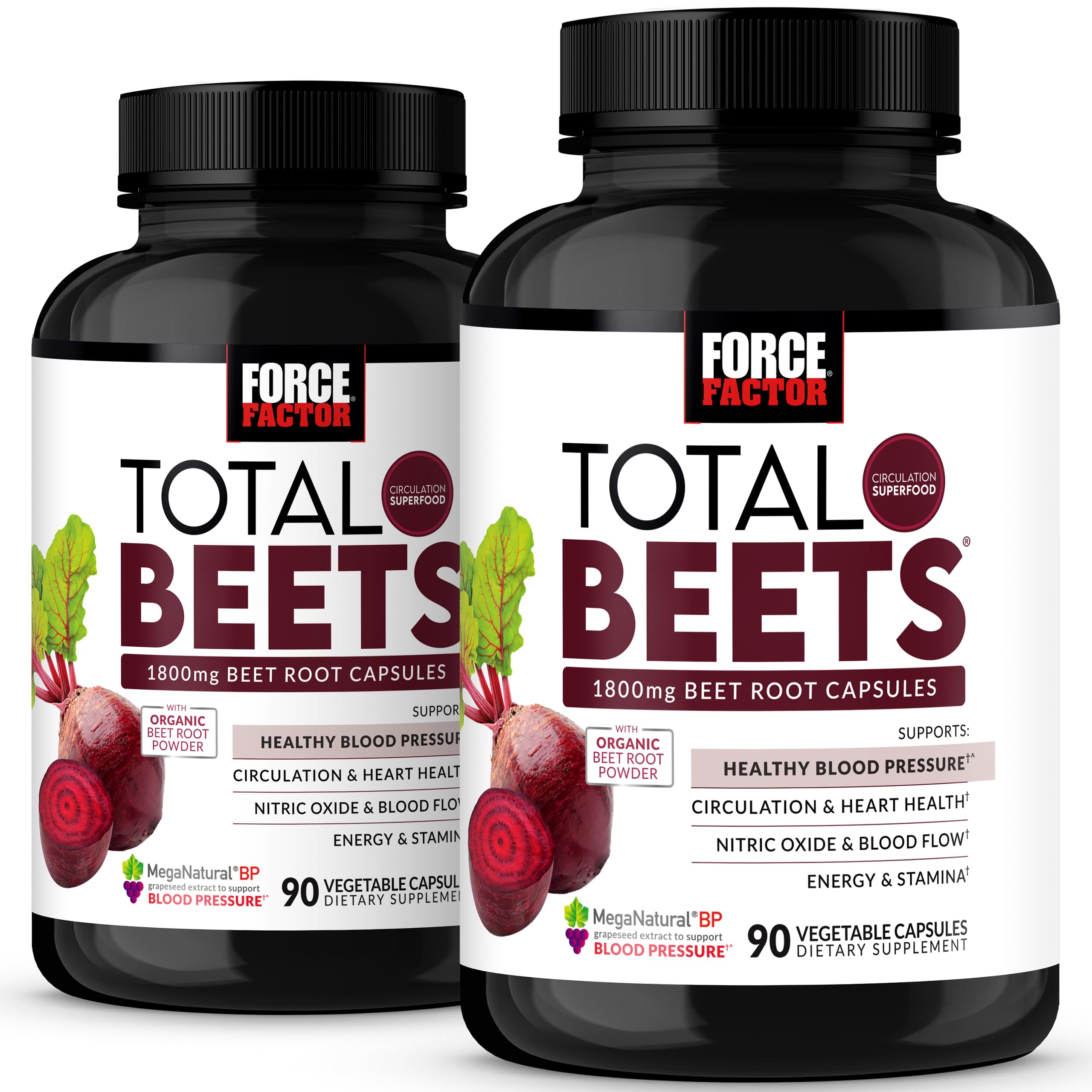 Force Factor Total Beets Beet Root Capsules hero image