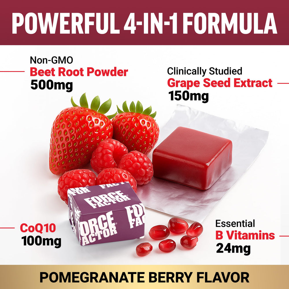 Beetroot powder close-up illustrating circulation and blood flow benefits.