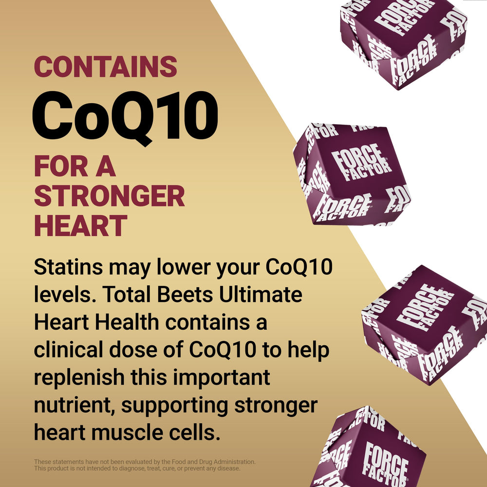 CoQ10 100 mg ingredient in Total Beets chews